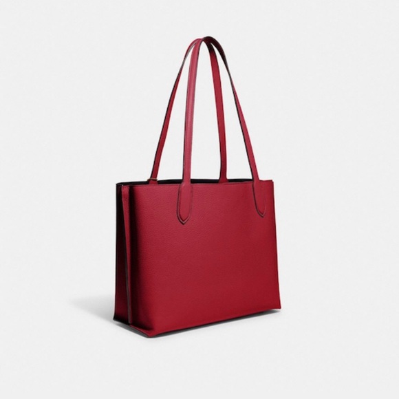 AUTHENTIC Willow Tote In Colorblock With Signature Canvas Interior - Picture 2 of 5